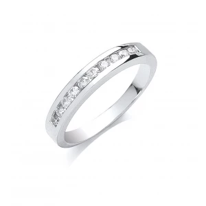 Platinum 0.25ct G/H-Vs Diamond Eternity Ring